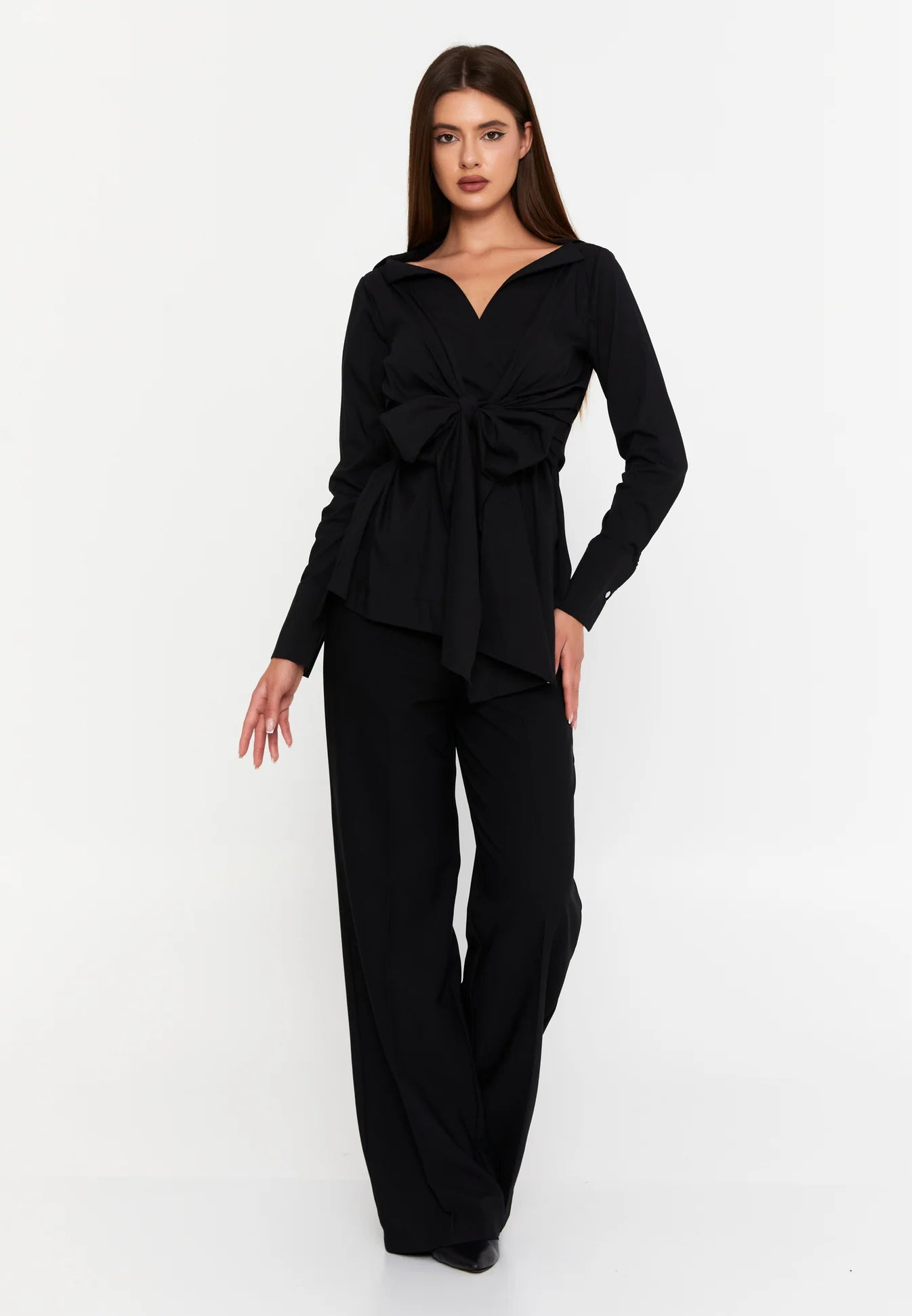 The Bow Long Sleeved Blouse