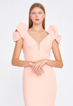 Ellie Dress - Pink Beige