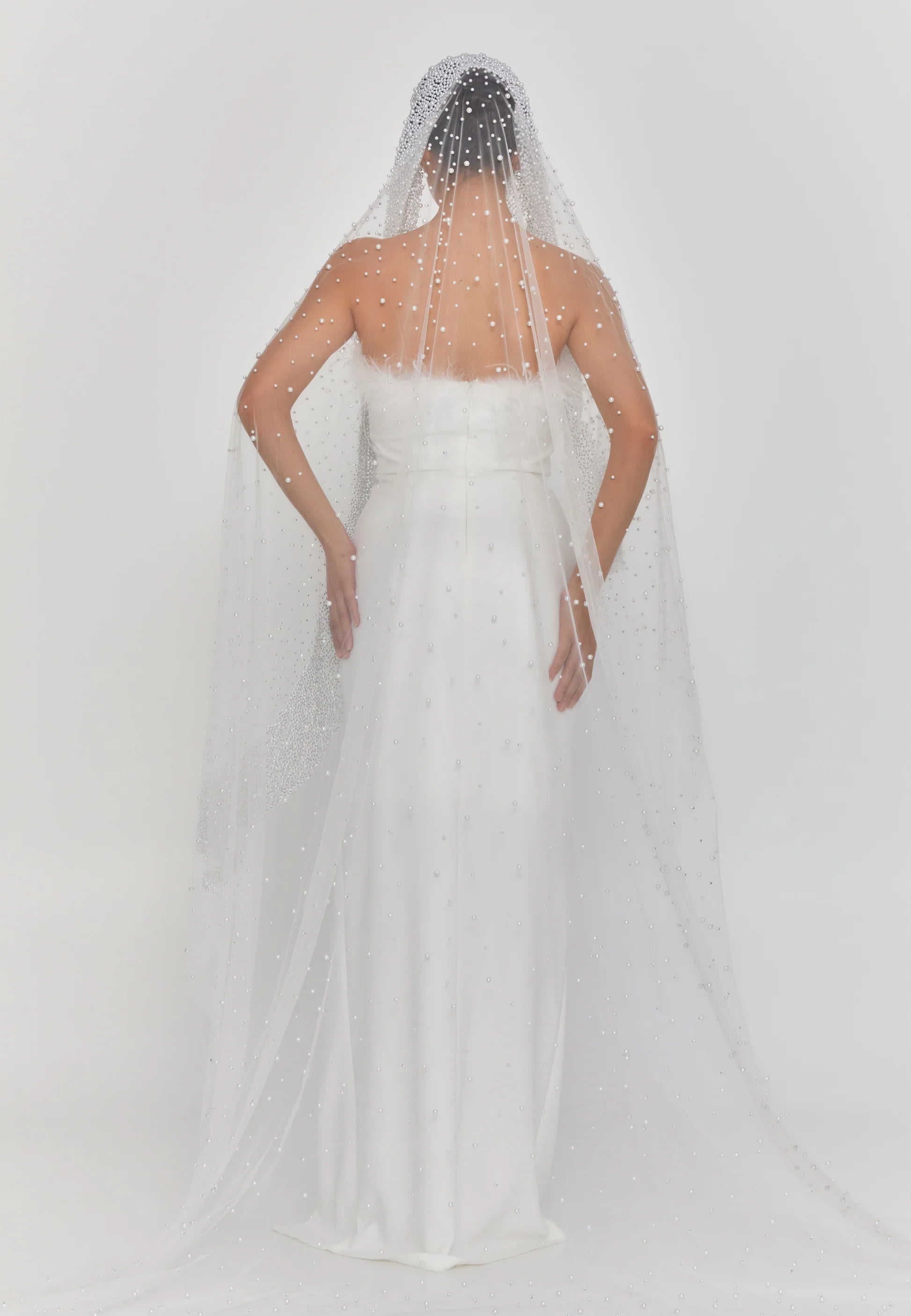 Pearl Long Veil