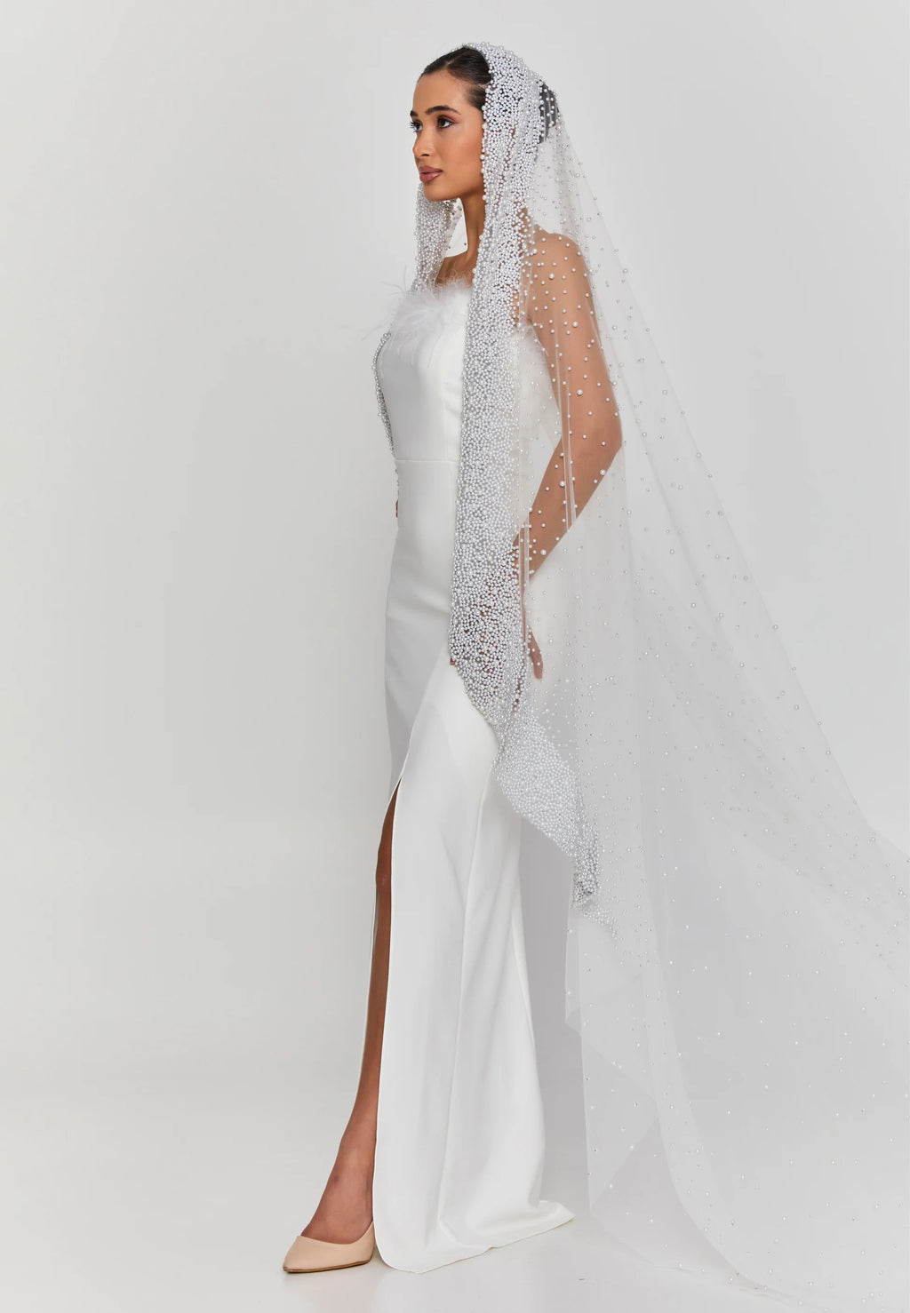 Pearl Long Veil