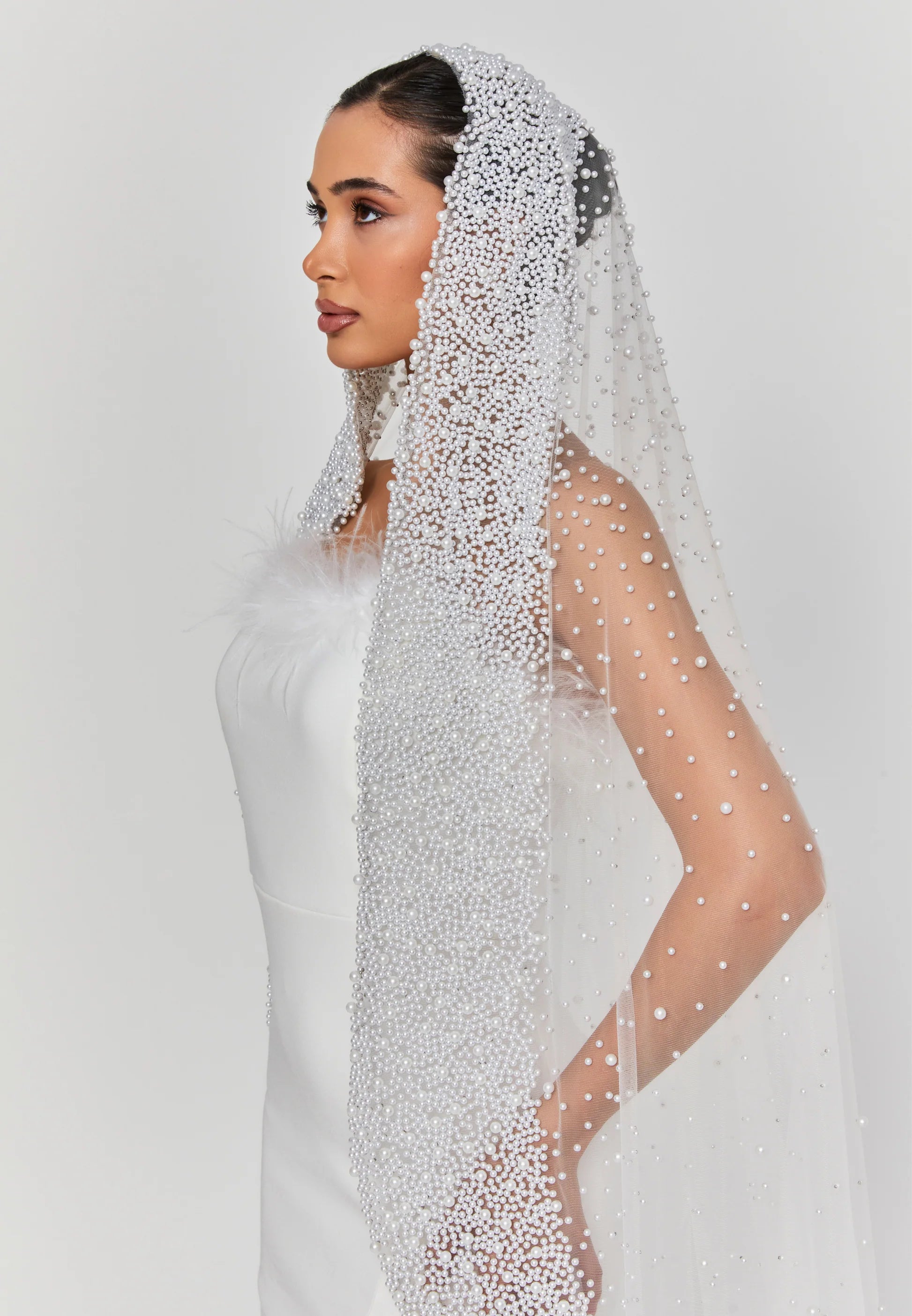 Pearl Long Veil