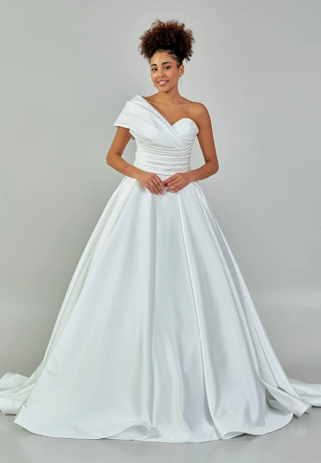 Ellison One Shoulder Wedding Gown
