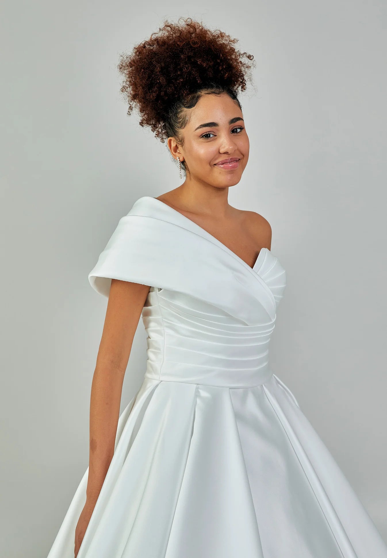 Ellison One Shoulder Wedding Gown