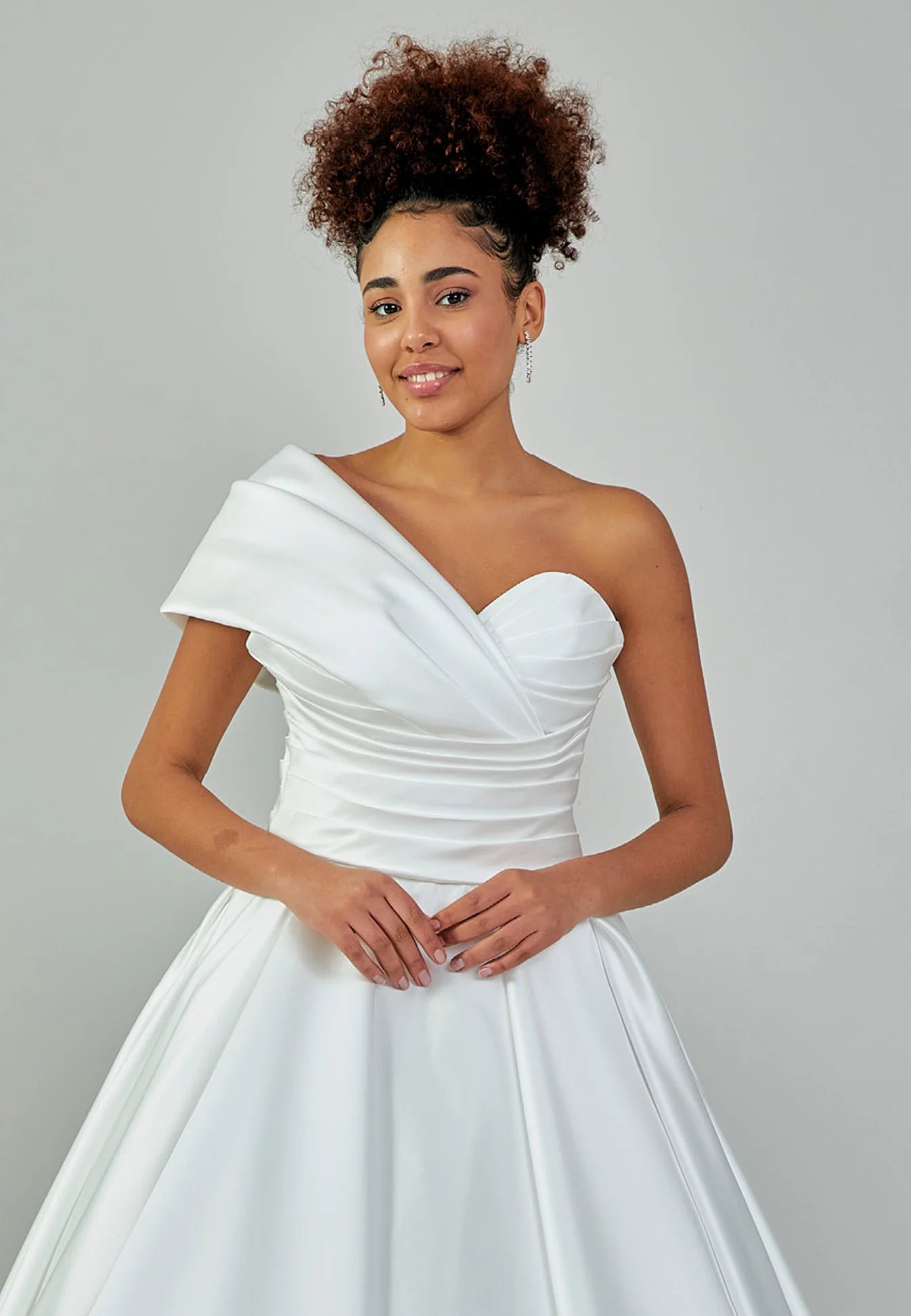 Ellison One Shoulder Wedding Gown