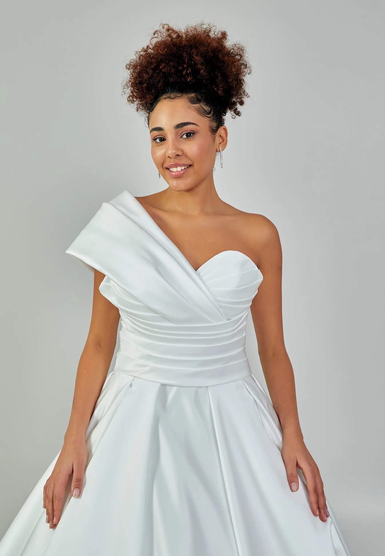 Ellison One Shoulder Wedding Gown