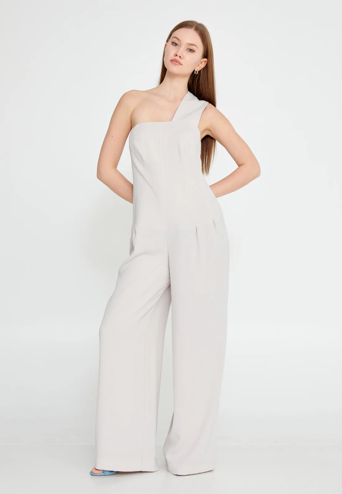 Leanne One Shoulder Jumpsuit