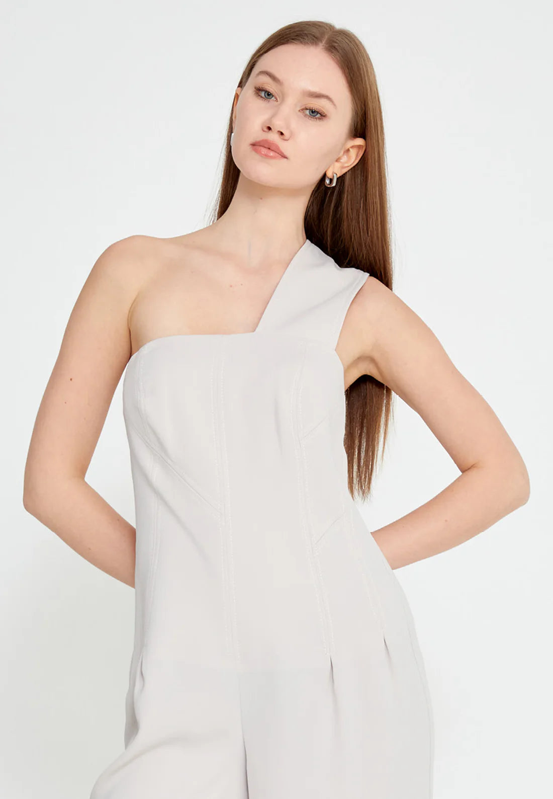 Leanne One Shoulder Jumpsuit