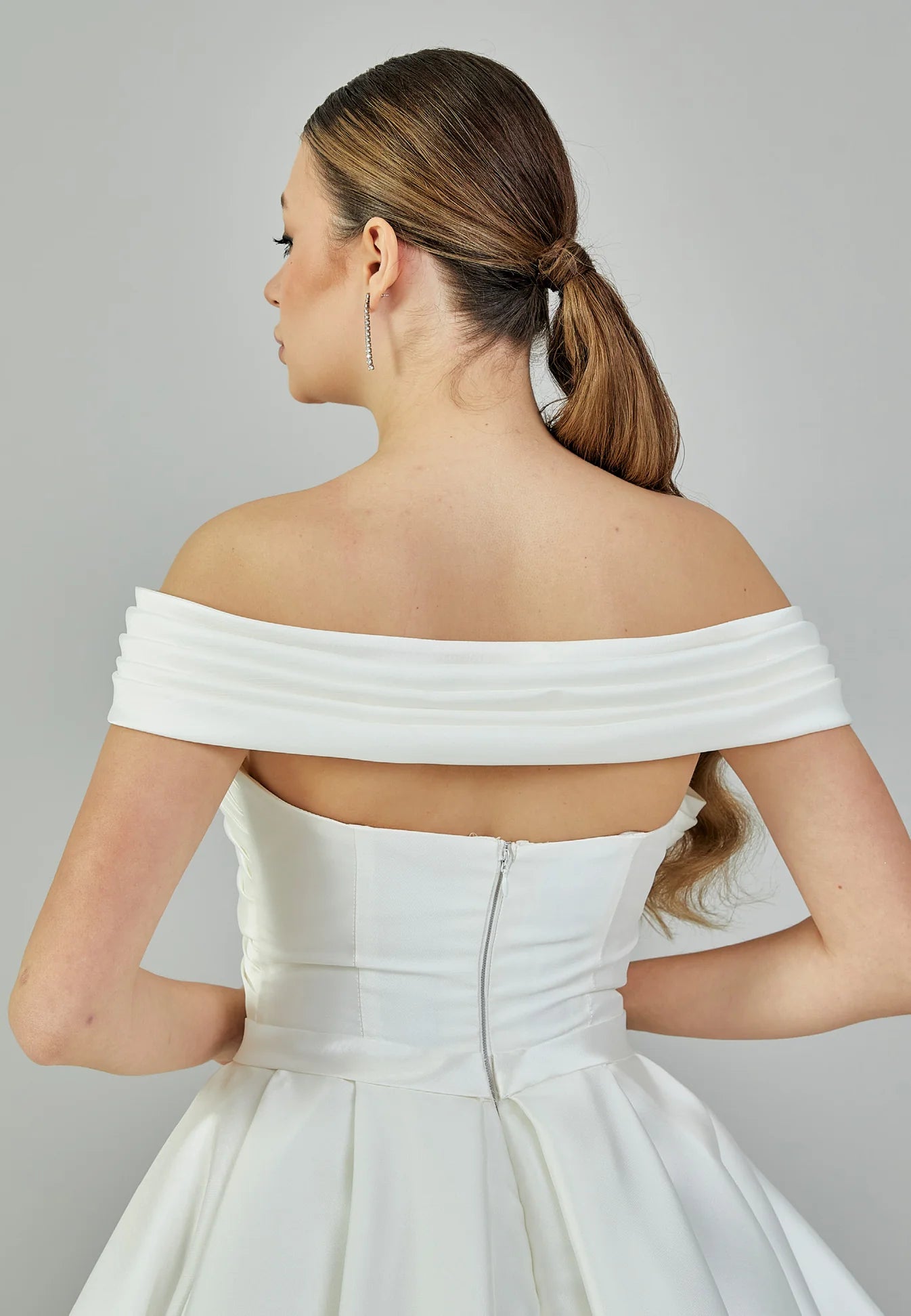 Mariana Off Shoulder Wedding Gown