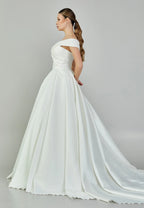 Mariana Off Shoulder Wedding Gown