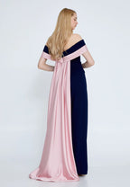 Inaya Jumpsuit - Navy&Pink