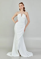 Aviana Strapless Wedding Gown