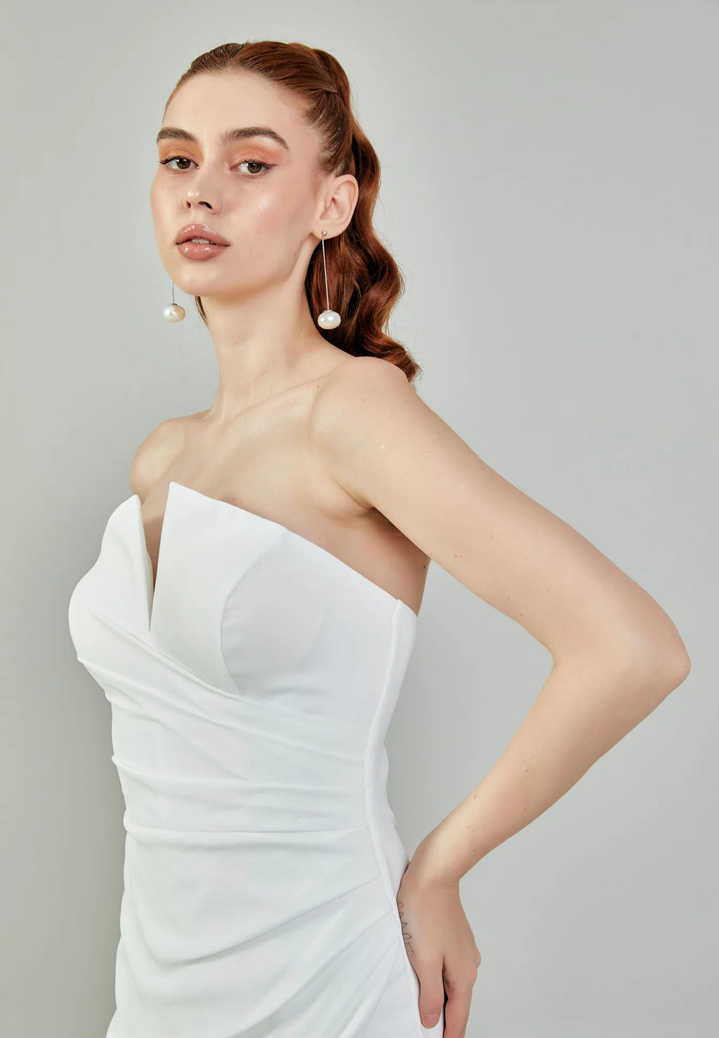 Aviana Strapless Wedding Gown