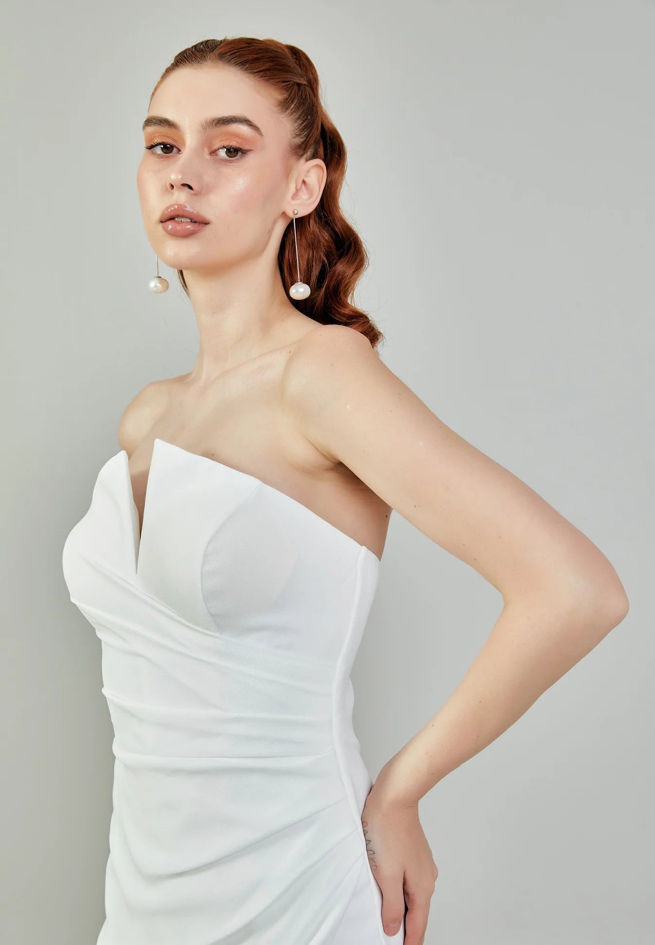 Aviana Strapless Wedding Gown