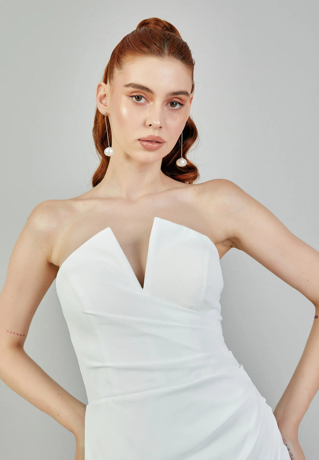 Aviana Strapless Wedding Gown