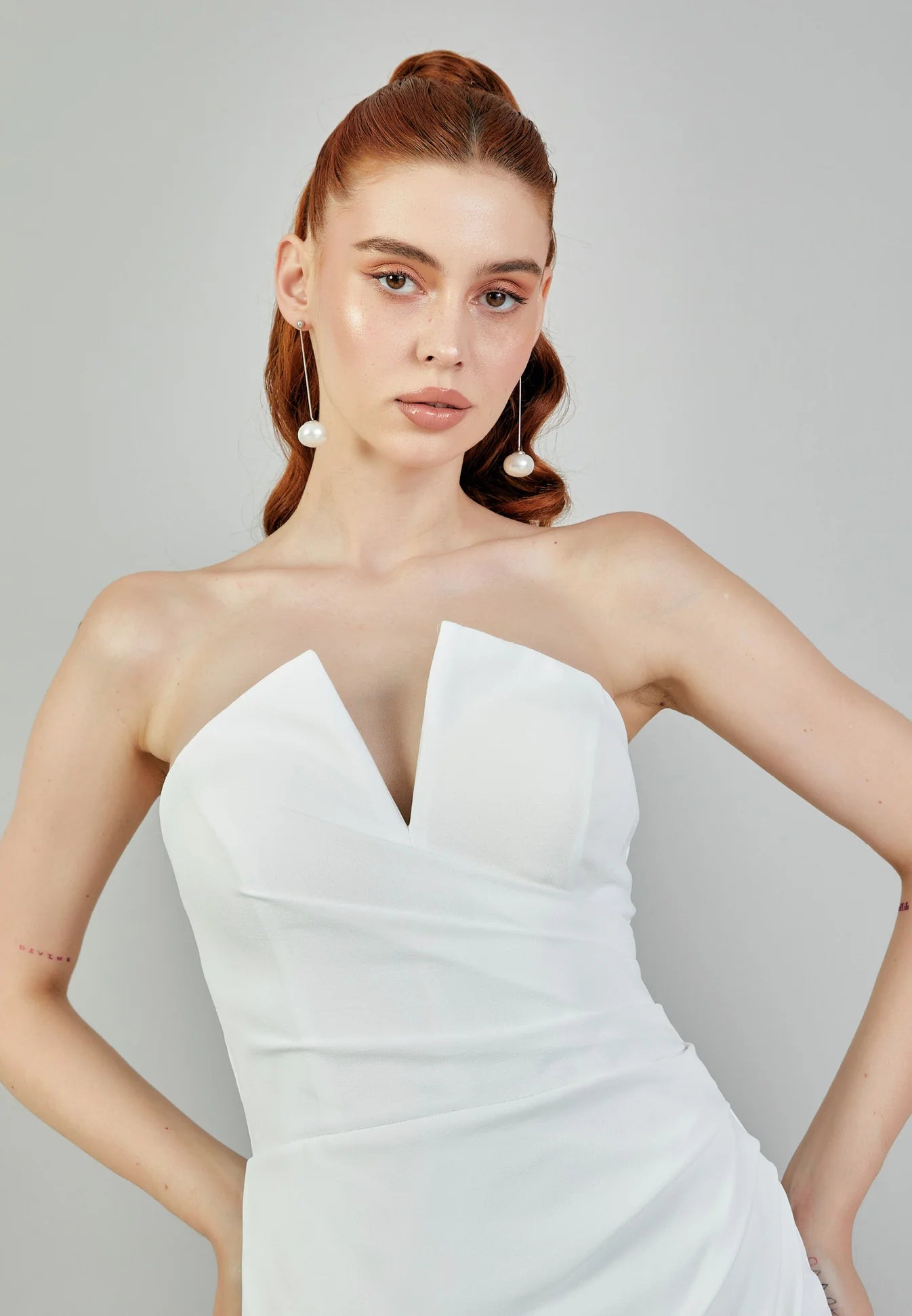 Aviana Strapless Wedding Gown