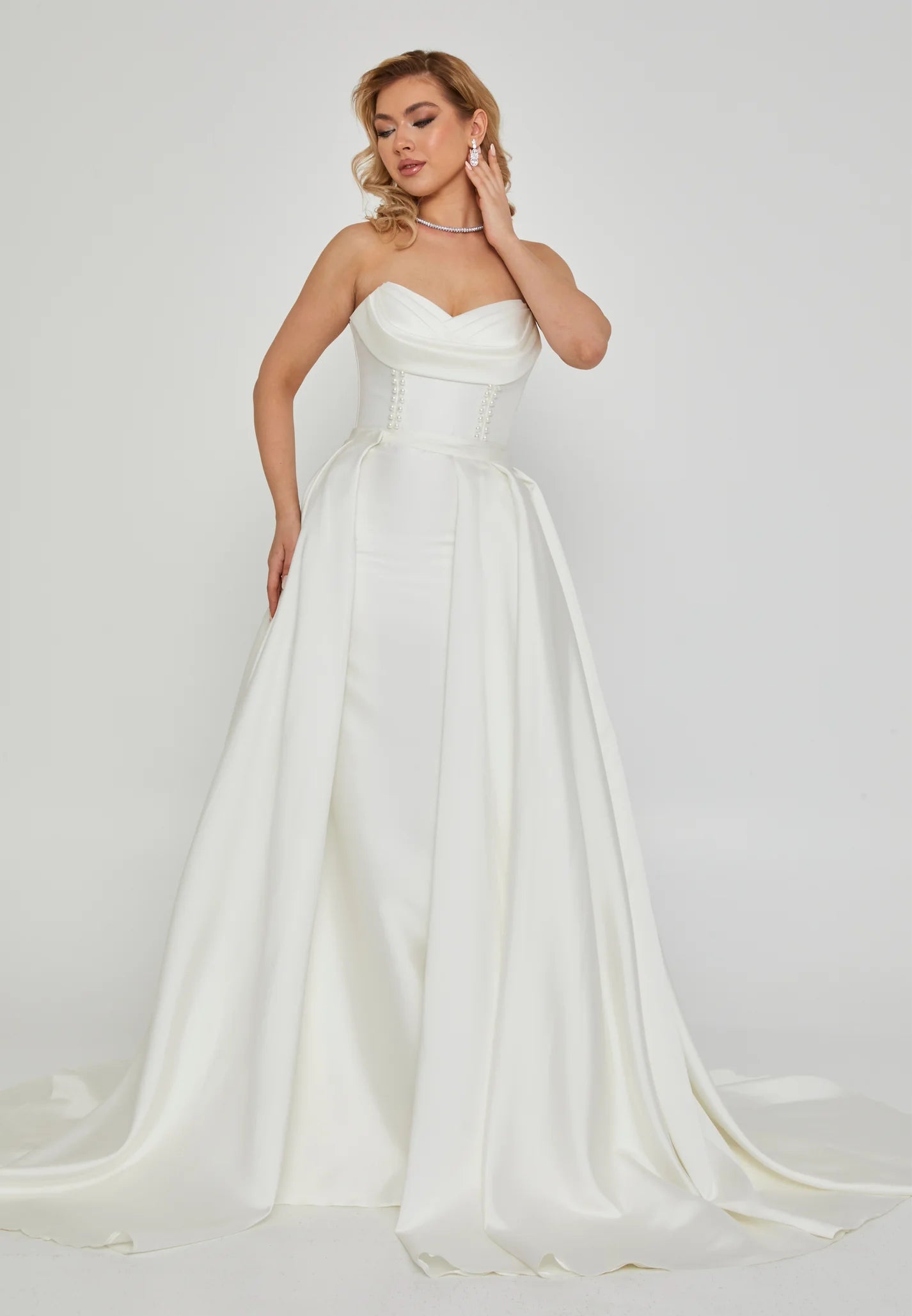 Nova Strapless Wedding Gown