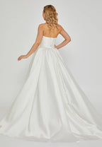 Nova Strapless Wedding Gown