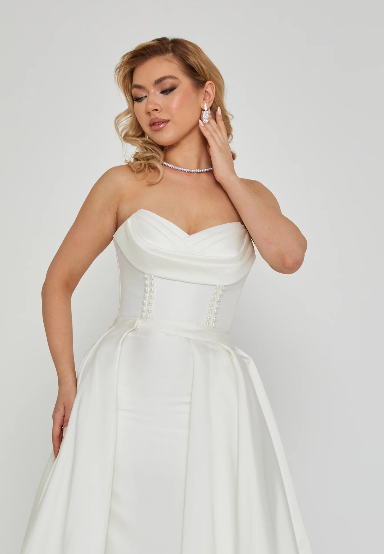 Nova Strapless Wedding Gown