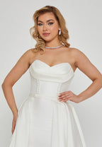 Nova Strapless Wedding Gown