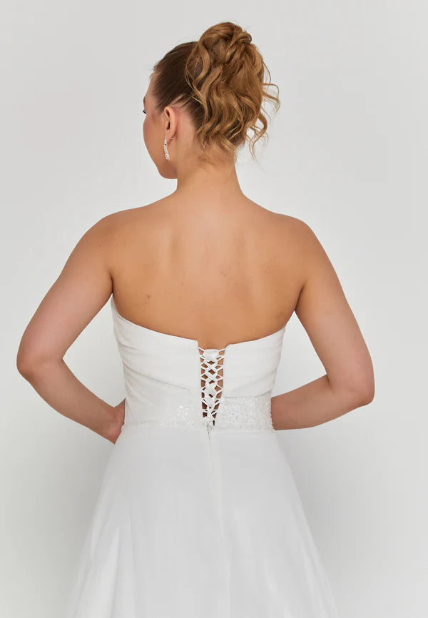 Aurora Strapless Wedding Dress