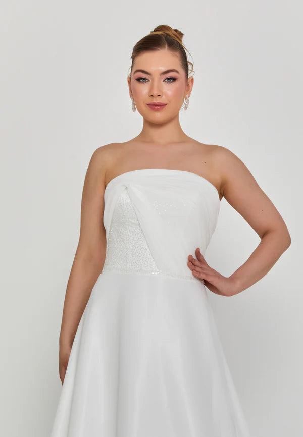 Aurora Strapless Wedding Dress