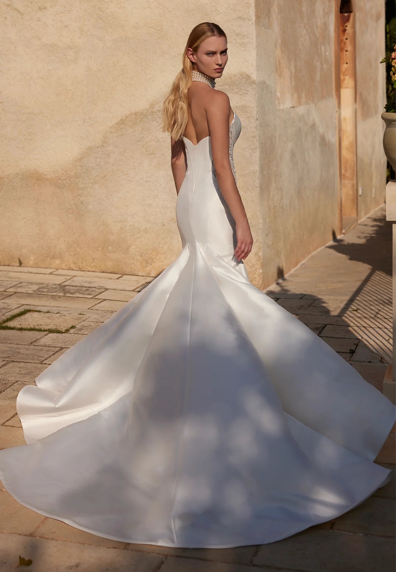 Kyleigh Strapless Mermaid Wedding Gown