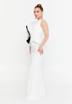 Lilly Top & Pants Set - White&Black