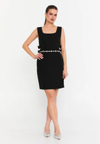 Viscose Black Dress