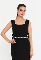 Viscose Black Dress