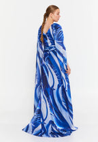 Aliya Flowy Sleeves Dress