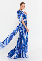 Aliya Flowy Sleeves Dress