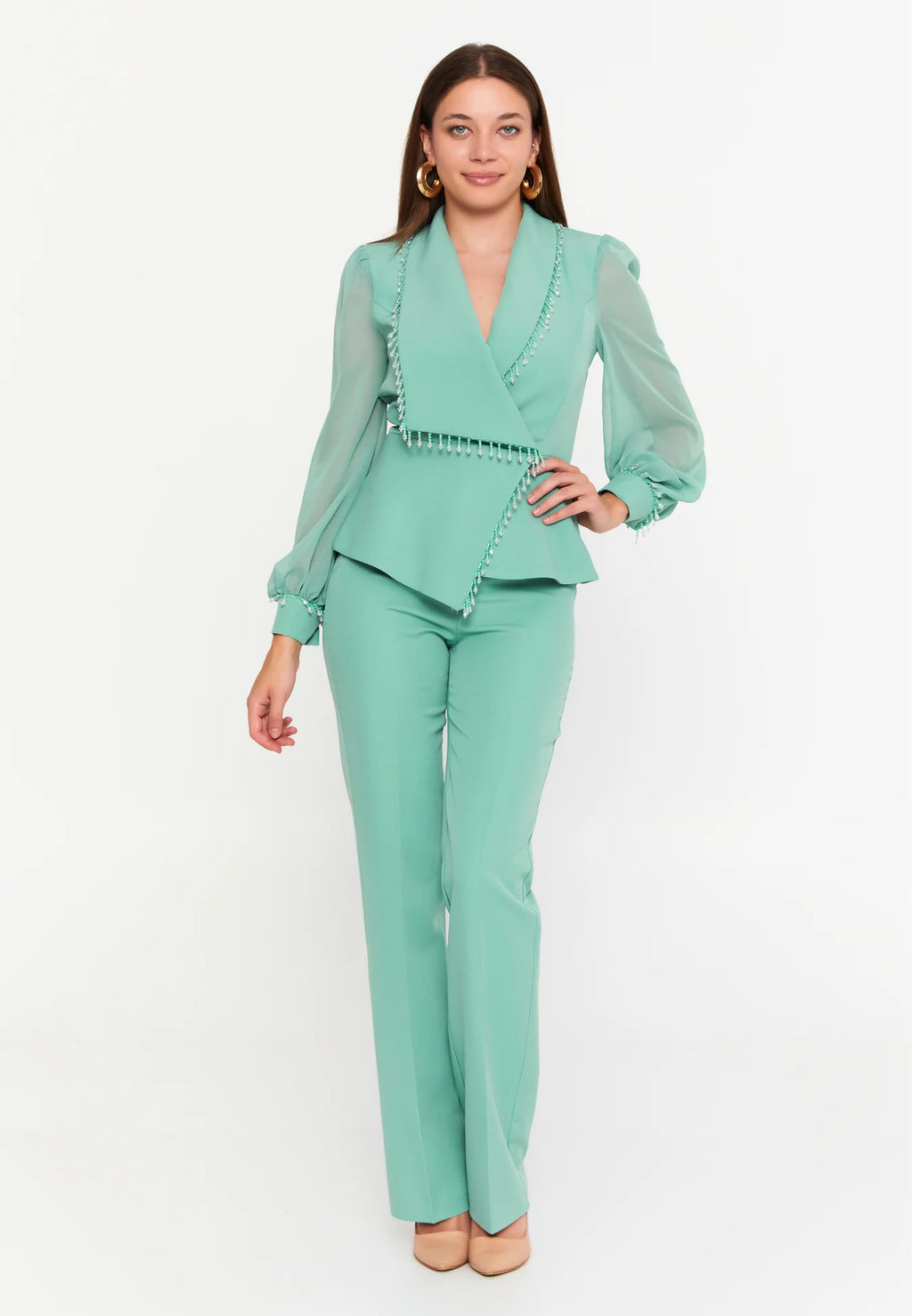 Olivia Blouse & Pants Set
