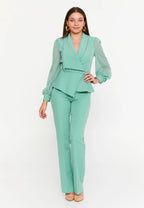 Olivia Blouse & Pants Set