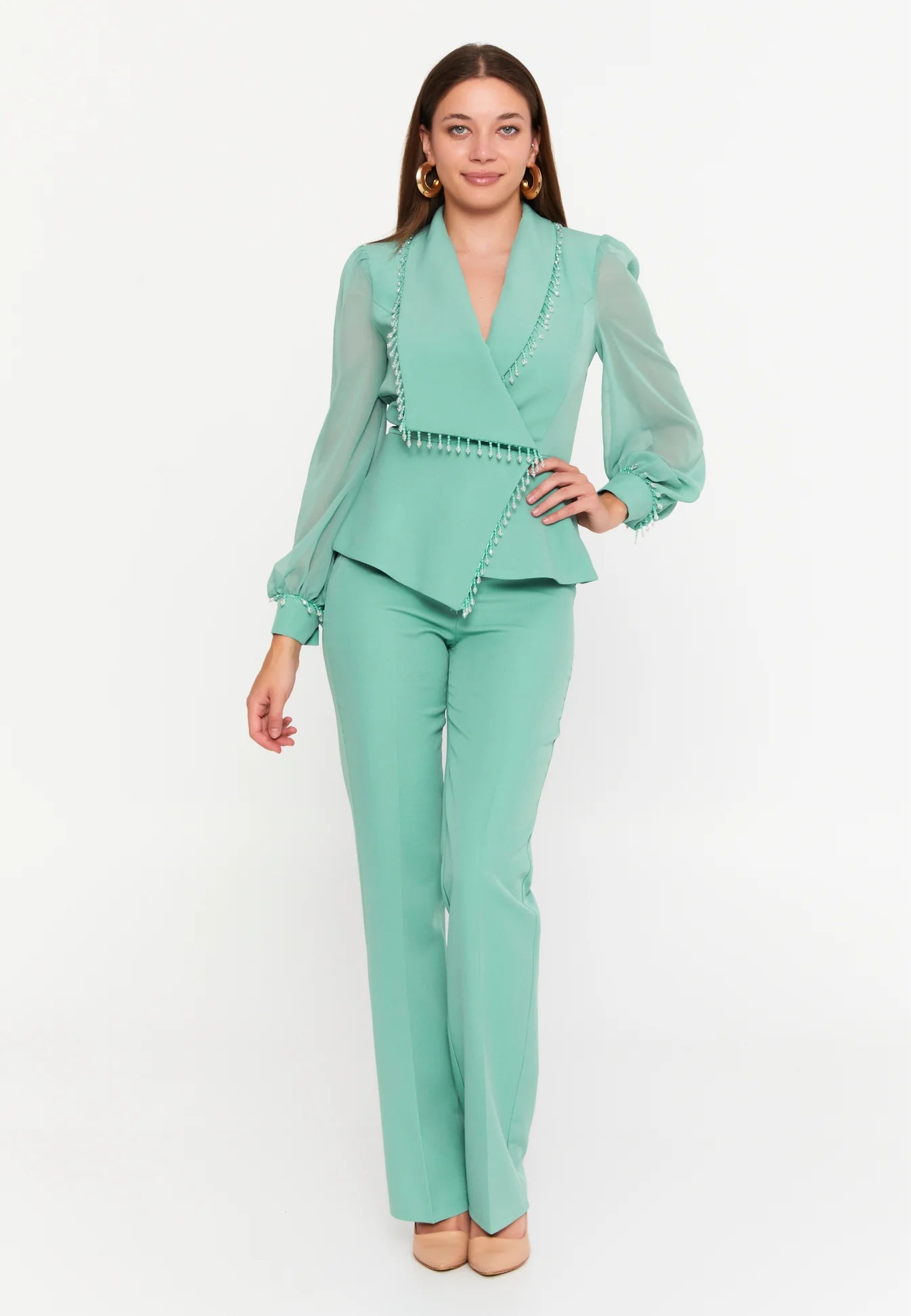 Olivia Blouse & Pants Set