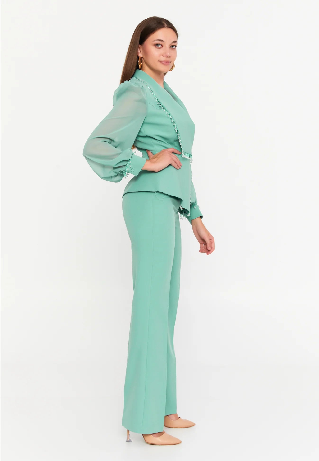 Olivia Blouse & Pants Set