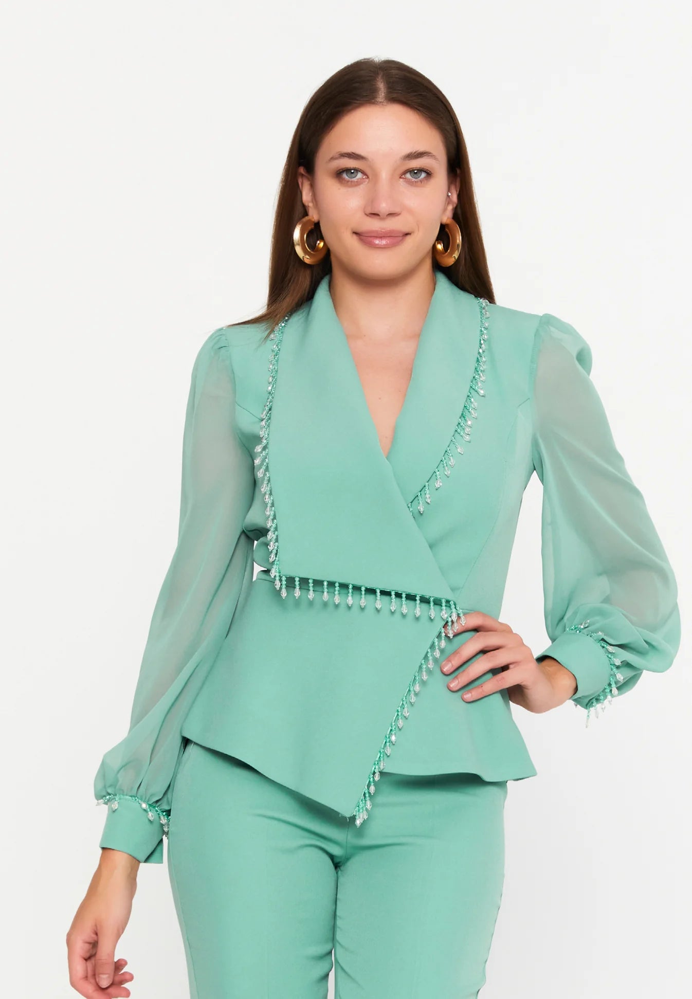 Olivia Blouse & Pants Set