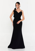 Ruffle One Shoulder Dress