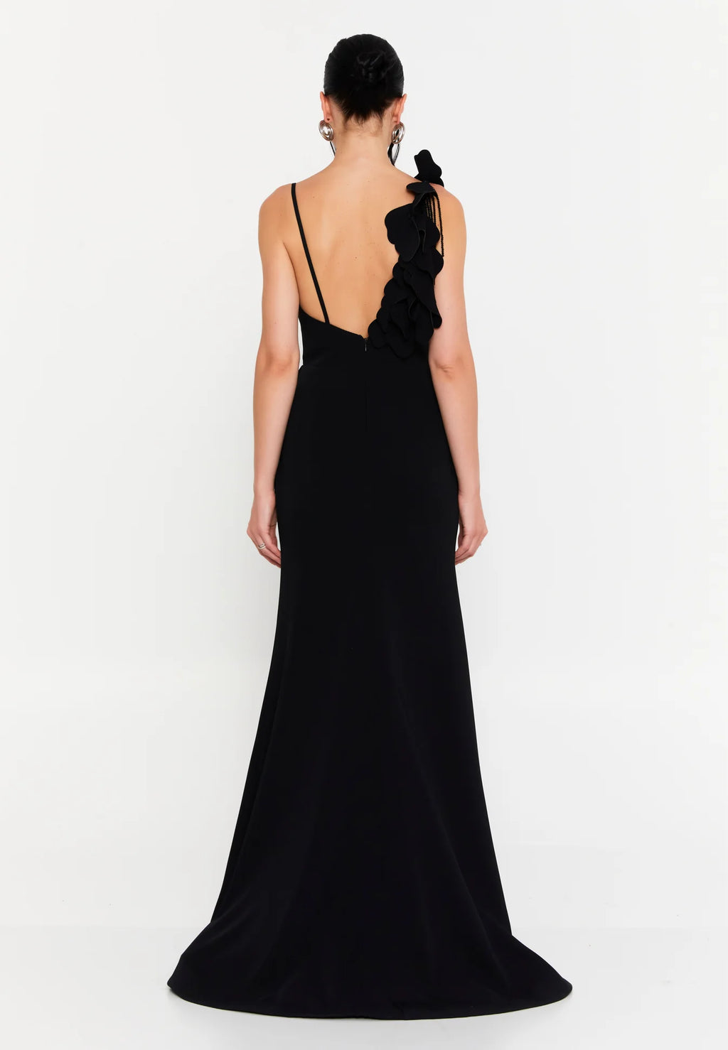 Ruffle One Shoulder Dress