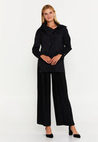 Asymmetric Long Sleeve Blouse