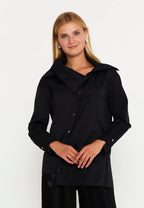 Asymmetric Long Sleeve Blouse