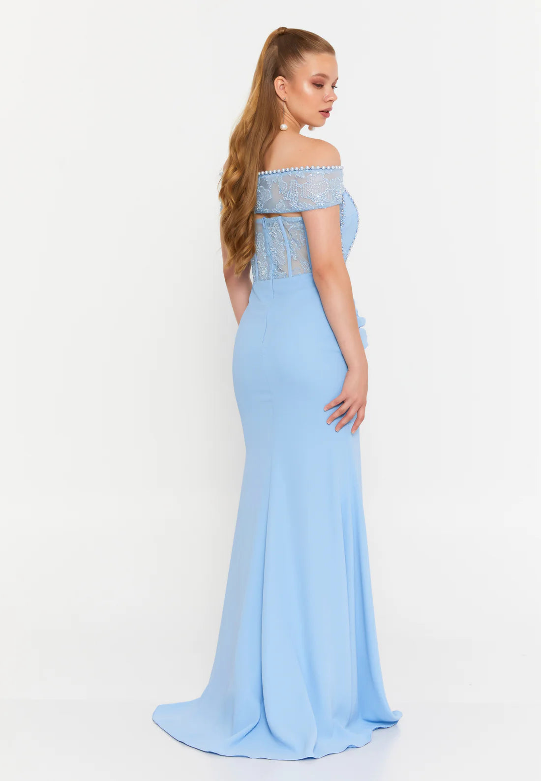 Mina Strapless gown