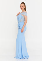 Mina Strapless gown