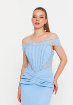 Mina Strapless gown
