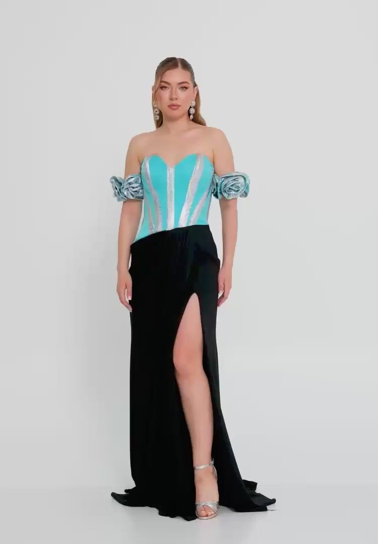 Aqua Gown