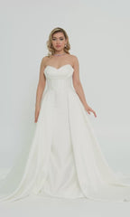 Nova Strapless Wedding Gown